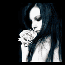 Gif animé gothique femme